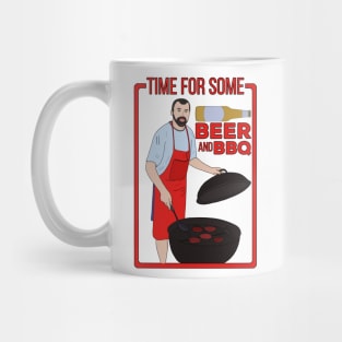 Time for Some Beer and BBQ Mug